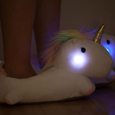Chaussons Licorne Lumineux Chaussons Licorne Lumineux